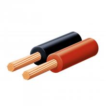 KLS 0,15 - SAL KLS 0,15 hangszóróvezeték, piros-fekete, 2 x 0,15 mm2, 0,15 mm elemi szál, 100 m/ tekercs