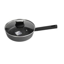 ZLN0874 - Zilan ZLN0874 Spotty Chef magasfalú serpenyő fedővel, 24 cm, 2,4 literes, tapadásmentes bevonat
