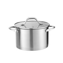 ZLN1368 - Zilan ZLN1368 rozsdamentes acél lábas fedővel, 24 cm, 5,5 literes, szegecselt fogantyúkkal