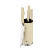 ZLN1610 - Zilan ZLN1610 késkészlet, 6db-os, rozsdamentes acél, ergonomikus markolat, fehér