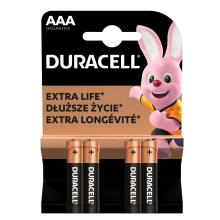 Duracell LR03 - Duracell LR03 10PP110024 AAA alkáli elem, 1,5 V feszültség, 4db/bliszter