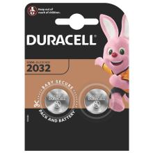 Duracell DL2032 - Duracell DL2032 10PP040028 lítium gombelem, 3,2 V feszültség, 2db/bliszter