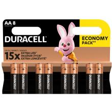 Duracell LR6 8PK - Duracell LR6 10PP110025 AA alkáli elem, 1,5 V feszültség, 8db/bliszter