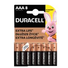 Duracell LR03 8PK - Duracell LR03 10PP110026 AAA alkáli elem, 1,5 V feszültség, 8db/bliszter