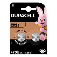 Duracell DL2025 - Duracell DL2025 10PP040029 lítium gombelem, 3,0 V feszültség, 2db/bliszter