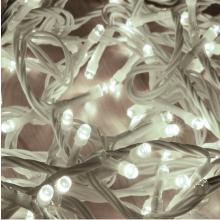 DLIC120WH - HOME DLIC120WH sorolható cluster fényfüzér, 2,5 méter, 120db hidegfehér LED, fehér vezeték, kül- és beltéri kivitel