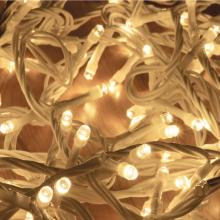 DLIC120WW - HOME DLIC120WW sorolható cluster fényfüzér, 2,5 méter, 120db melegfehér LED, fehér vezeték, kül- és beltéri kivitel