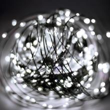 ML1000WH - HOME ML1000WH micro LED-es fényfüzér, 1000db hidegfehér micro LED, 50 méter, 8 program, időzítő, távirányító, adapteres tápellátás, kül- és beltéri kivitel