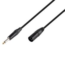 XLRMJACK3 - SAL XLRMJACK3 audió kábel, XLR aljzat / JACK dugó, 3 méter, átm. 6.3mm monó dugó, réz vezeték