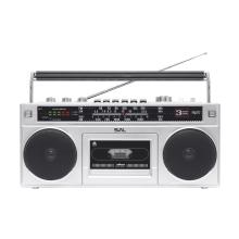 RRTBRONX - SAL RRTBRONX sztereó kazettás rádiós magnó, Bluetooth, USB, microSD, MP3, multi-felvétel és archiválás, 3-sávos rádió