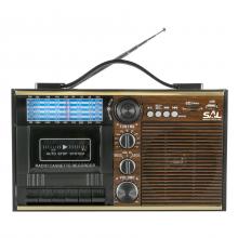 RRT 11B - SAL RRT 11B retro kazettás rádió, multimédia lejátszó, kazettás magnó, beépített mikrofon, hangrögzítés, AUX, USB/MicroSD