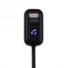 FMBT MIC - SAL FMBT MIC autós kihangosító és töltő, beépített vezetékes mikrofon, feszültségmérő, Siri, Google Assistant, dupla USB gyorstöltő