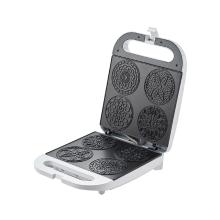 SN-1450 - HAUSER SN-1450 ostyasütő, 1500 W, 4 sütőfelület, hidegfalú burkolat, tapadásmentes sütőlapok, fehér